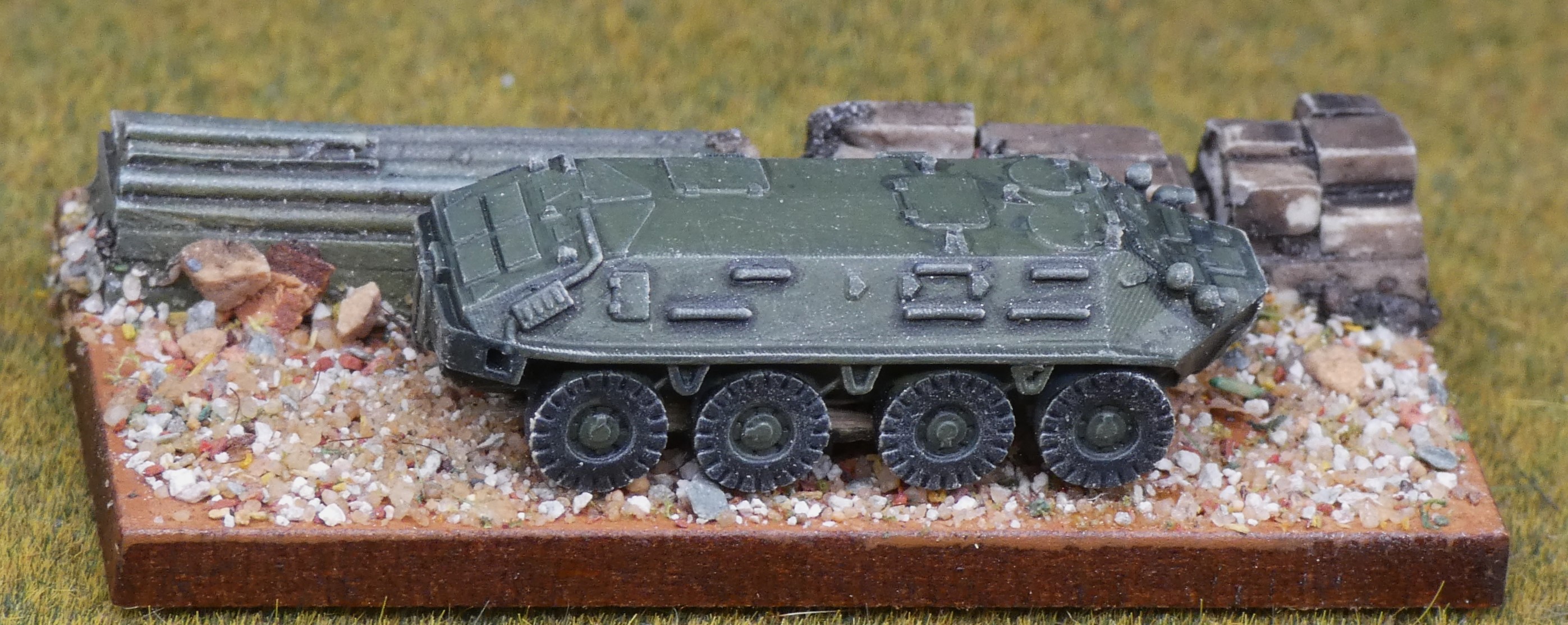 RM0258 – BTR-60PA armoured top early. Pack of 4 models.